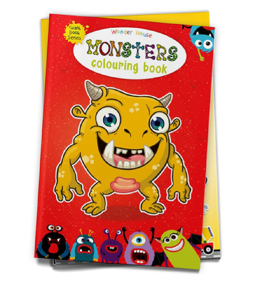 Monster Colouring Book: Jumbo Sized Colouring Books by Wonder House Books