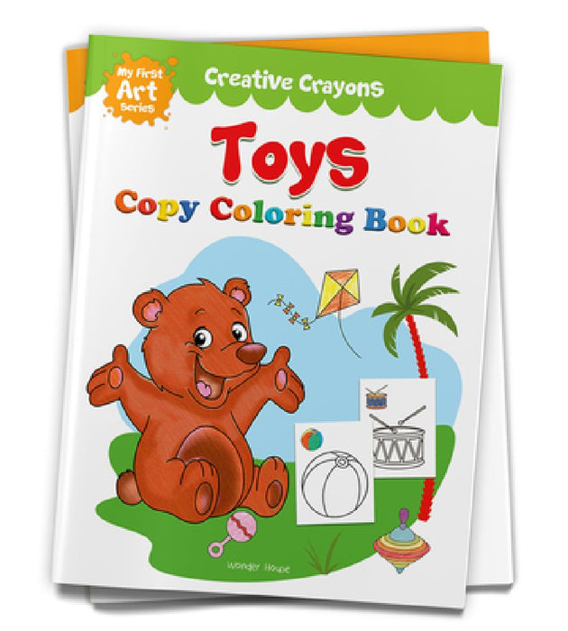 Toys: Crayon Copy Colour Books by Wonder House Books