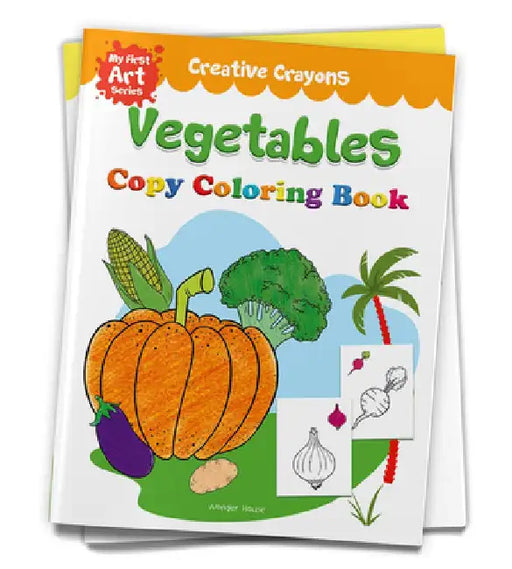 Vegetables: Crayon Copy Colour Books by Wonder House Books