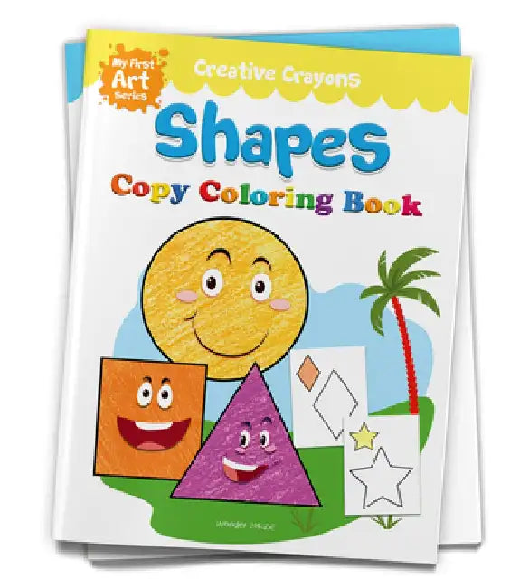 Colouring Book of Shapes: Crayon Copy Colour Books by Wonder House Books