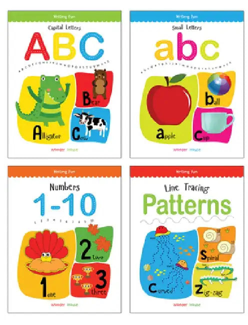 Writing Fun: Set of 4 Books by Wonder House Books