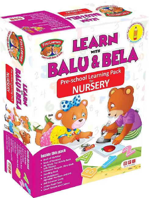 Learn With Balu & Bela Nursery (Pack) by BPI