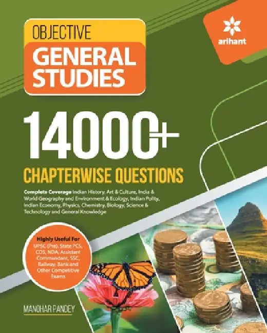 14000+ Chapterwise Questions Objective General Studies by Manohar Pandey