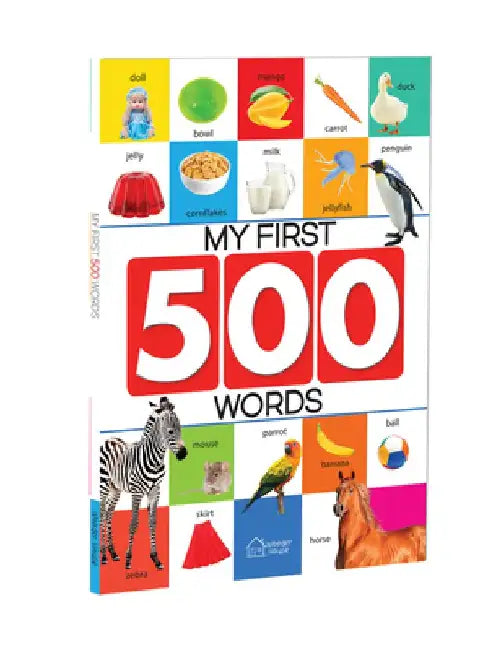 My First 500 Words: Early Learning Picture Book by Wonder House Books