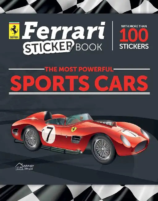 Ferrari Sticker Book For Kids by Franco Cosimo Panini