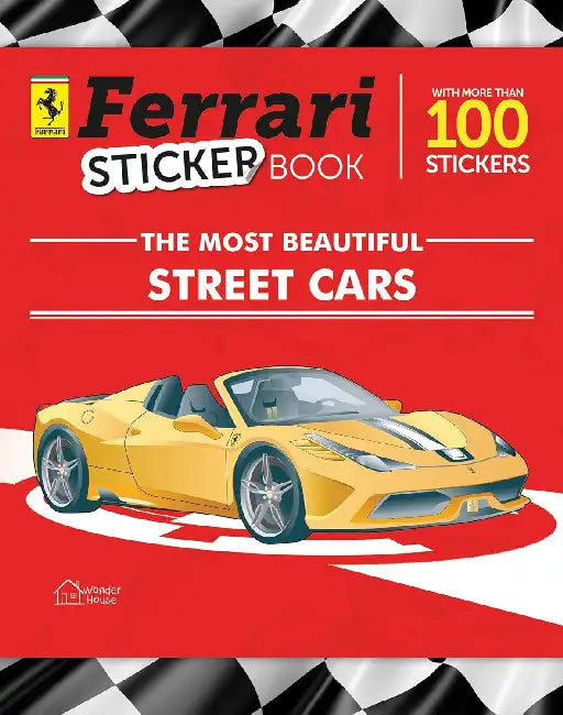 Ferrari Sticker Book For Kids by Franco Cosimo Panini
