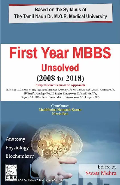 First Year MBBS Unsolved by Mehra