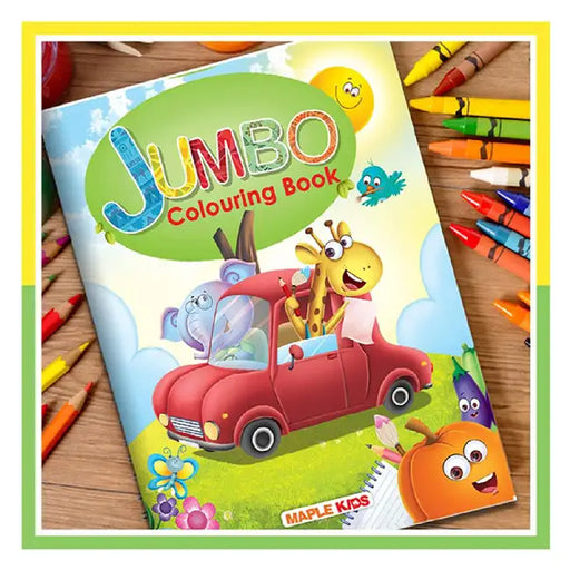 Jumbo Colouring Book-1 by Maple Press In House