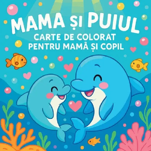 Mama și Puiul - Carte de colorat pentru mamă și copil by Chris Martin