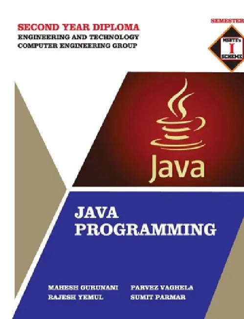 Java Programming (22412) by Mahesh Gurunani