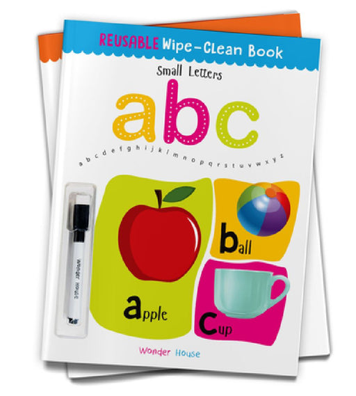 Reusable Wipe and Clean Book - Small Letters: Write and Practice Small Letters by Wonder House Books