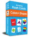 Amazing Flash Cards Colors & Shapes: Early Development of Preschool Toddler (55 Cards) by Wonder House Books