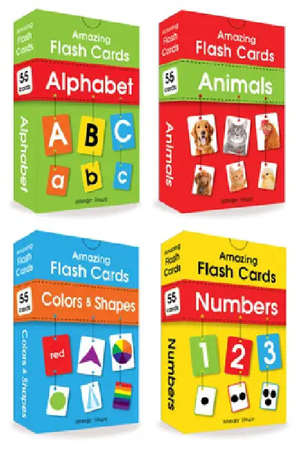 Alphabet / Number / Animals / Colors and Shapes by Wonder House Books