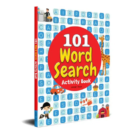 101 Word Search Activity Book: Large Grid Word Search Puzzles for Kids with Attractive Illustrations by Wonder House Books