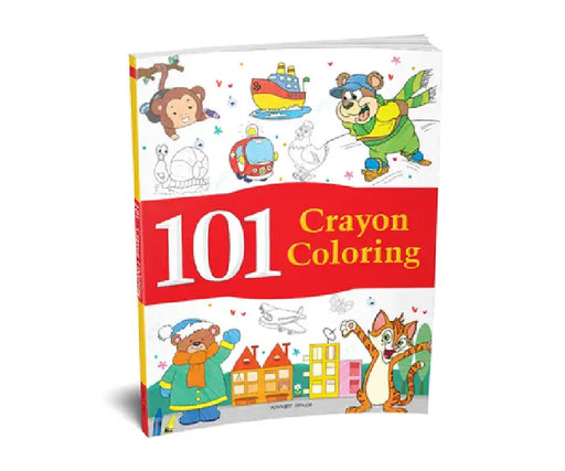 101 Crayon Coloring by Wonder House Books