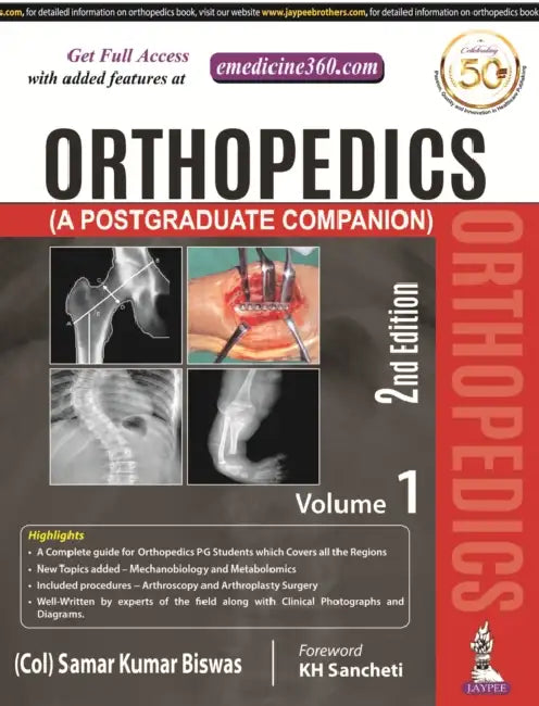 Orthopedics (A Postgraduate Companion) by Samar Kumar Biswas