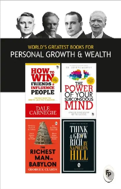 World’S Greatest Books For Personal Growth & Wealth (Set Of 4 Books) : Perfect Motivational by Dale Carnegie, Napoleon Hill