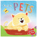 Slide and See: Meet the Pets: Sliding Novelty Board Book for Kids by Wonder House Books