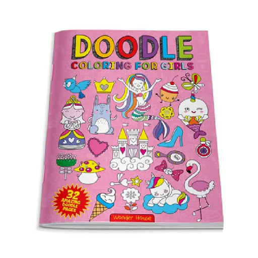 Doodle Coloring for Kids: Pink Edition by Wonder House Books