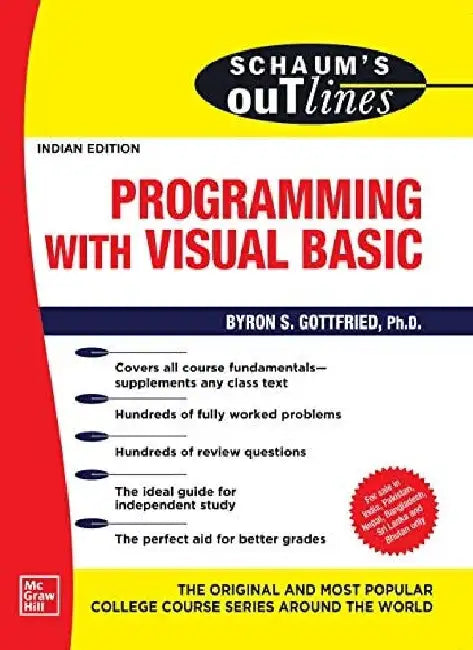 Schaum's Outlines Of Programming With Visual Basic by Gottfried B.S.