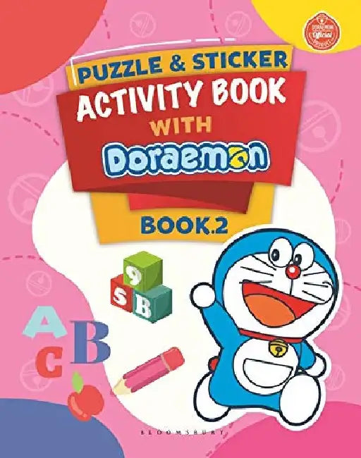 Puzzle & Sticker With Doraemon Activity Book 2 by Bloomsbury India