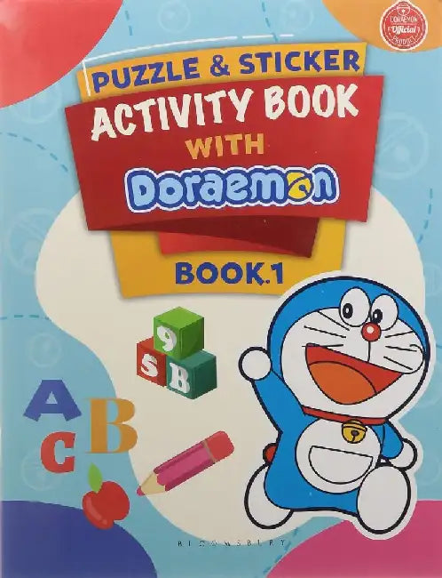 Puzzle & Sticker With Doraemon Activity Book 1 by Bloomsbury India