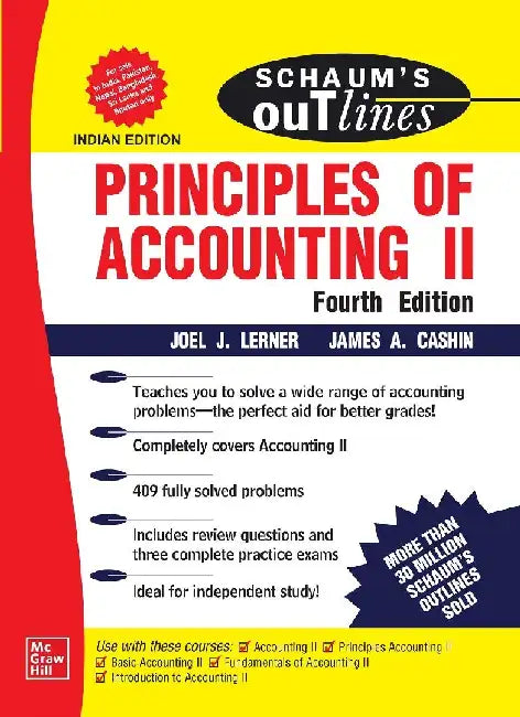 Schaum's Outline Of Principles Of Accounting Ii 4e by Lerner J.J.
