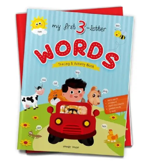 My First 3 Letter Words: Tracing and Activity Book by Wonder House Books