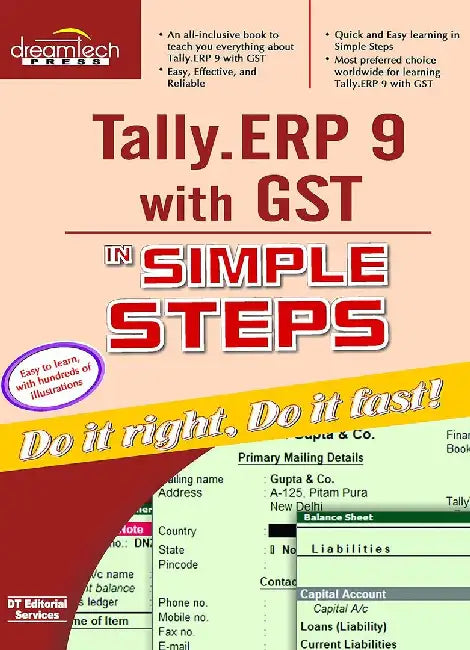 Tally.ERP 9 with GST in Simple Steps by DT Editorial Services