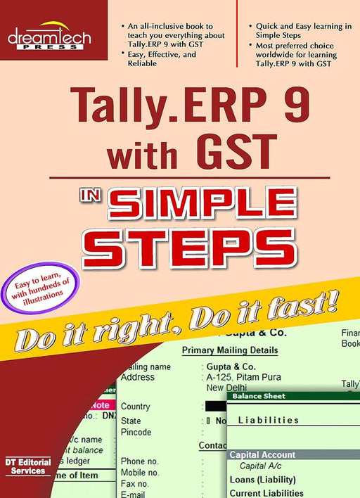 Tally.ERP 9 with GST in Simple Steps by DT Editorial Services