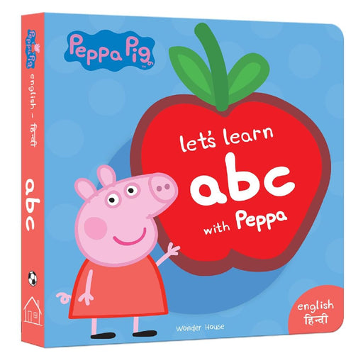 Peppa  Lets Learn Abc With Peppa  English  Hindi Early Learning For Children by Wonder House Books