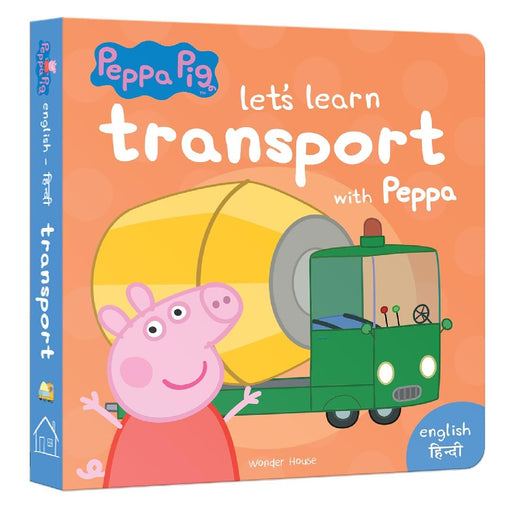Peppa  Lets Learn Transport With Peppa  English  Hindi Early Learning For Children by Wonder House Books