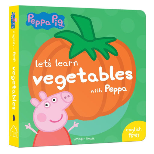 Peppa  Lets Learn Vegetables With Peppa  English  Hindi Early Learning For Children by Wonder House Books