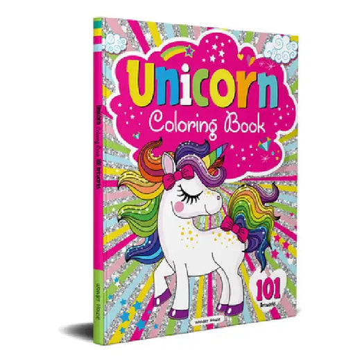 101 Unicorn Colouring Book: Fun Activity Colouring Book for Children by Wonder House Books