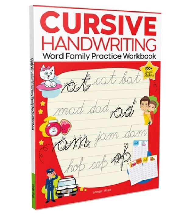 Cursive Handwriting: Word Family: Practice Workbook for Children by Wonder House Books