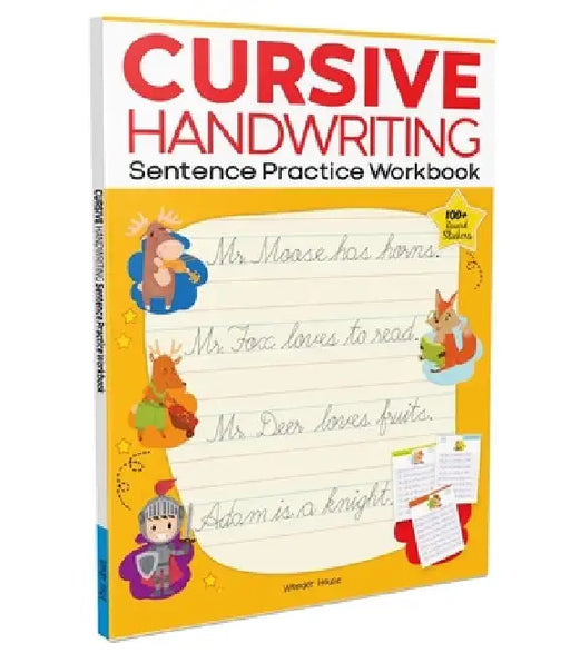 Cursive Handwriting: Sentence: Practice Workbook for Children by Wonder House Books