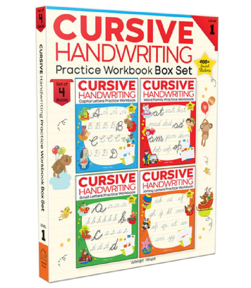 Cursive Handwriting Practice Workbook Box Set by Wonder House Books
