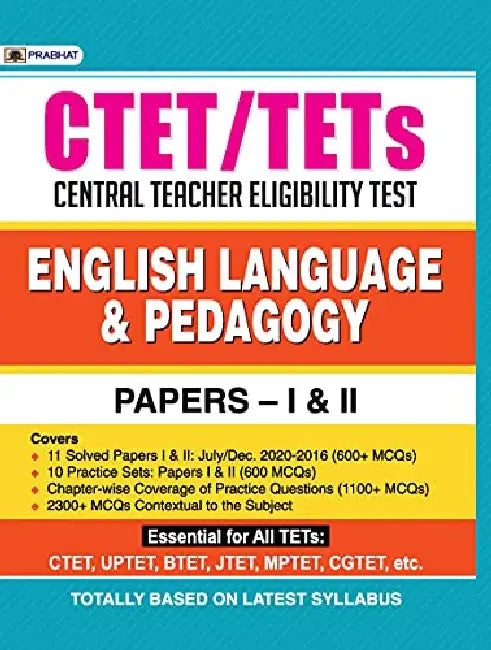 Ctet/Tets English Language & Pedagogy Papers–I & Ii by Dharmesh Singh