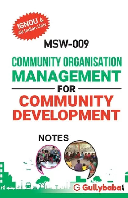 MSW-009 Community Organisation Management for Community Development by Gullybaba Com Panel