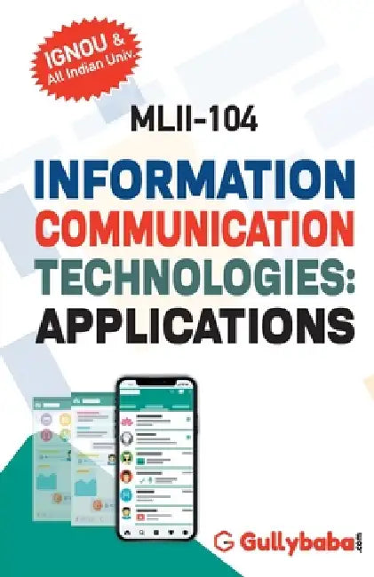 MLII-104 Information Communication Teachnologies-Applications by Gullybaba Com Panel