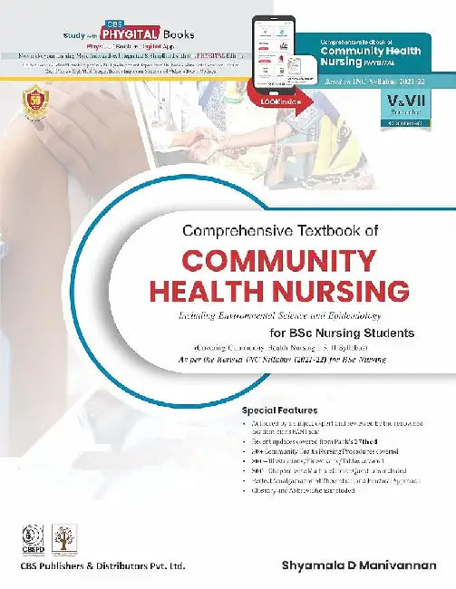 Comprehensive Textbook Of Community Health Nursing Including Environmental Science And Epidemiology For Bsc Nursing Students by Manivannan S.D