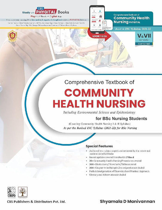 Comprehensive Textbook Of Community Health Nursing Including Environmental Science And Epidemiology For Bsc Nursing Students  by Manivannan S.D