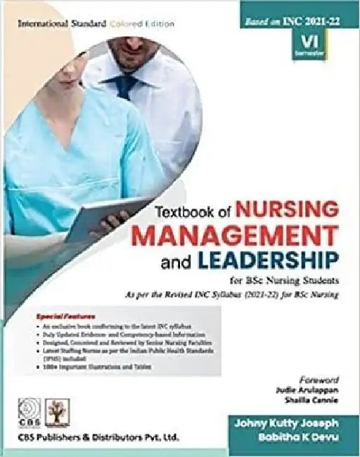 Textbook of Nursing Management and Leadership for BSC Nursing Students by Johny Kutty Joseph