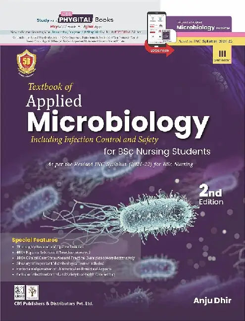 Textbook Of Applied Microbiology Including Infection Control And Safety For Bsc Nursing Students 2e by Dhir A