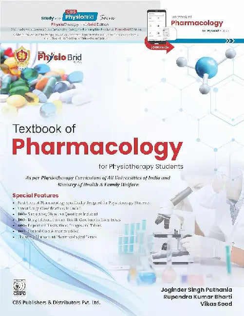 Textbook Of Pharmacology For Physiotherapy Students by Joginder Singh Pathania