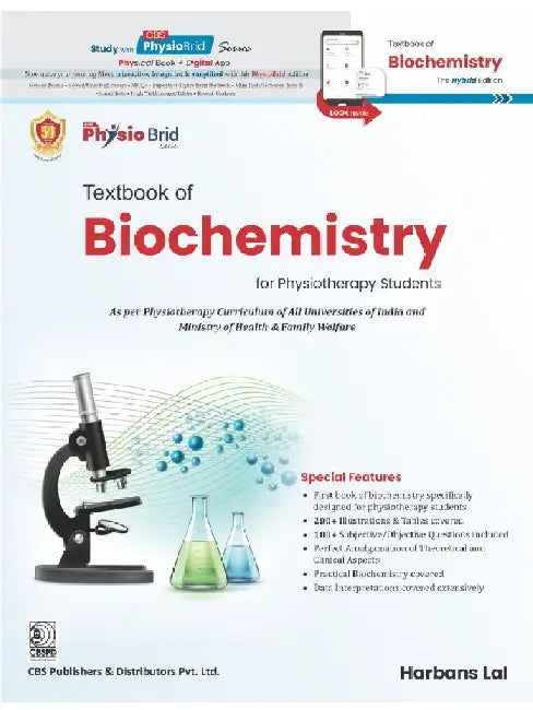 Textbook Of Biochemistry For Physiotherapy Students by Lal H
