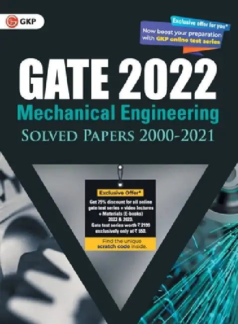 GATE 2022 Mechanical Engineering - Solved Papers (2000-2021) by G K Publications (P) Ltd