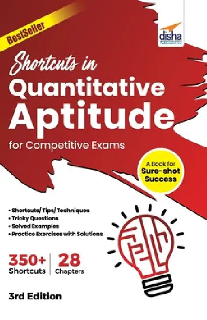Shortcuts in Quantitative Aptitude for Competitive Exams 3rd Edition by Disha Experts