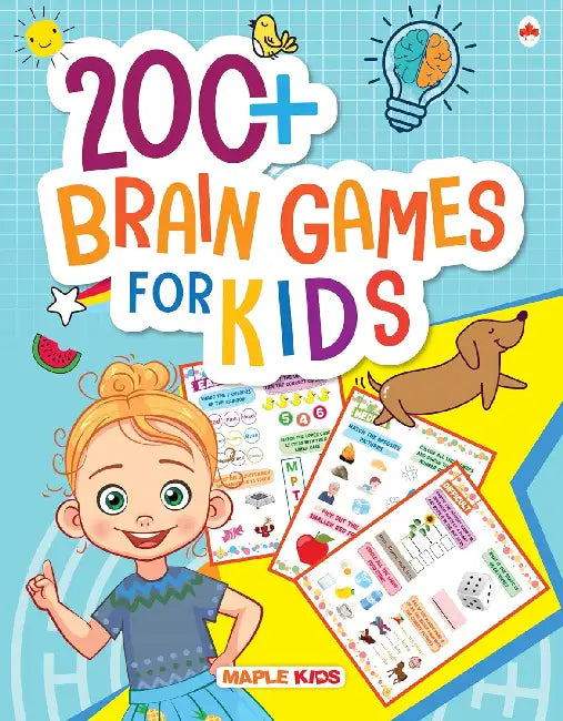 200+ Brain Games For Kids Age 3+ by Maple Press In House