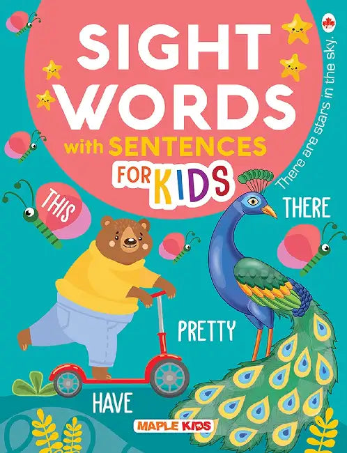 Sight Words And Sentences Book For Kids by Maple Press In House
